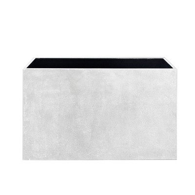 Rectangular Metal Box Planter White - Sagebrook Home