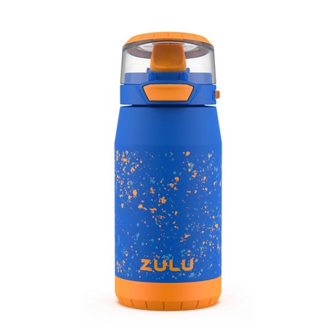 Zulu Flex 12oz Stainless Steel Water Bottle - Blue/orange : Target