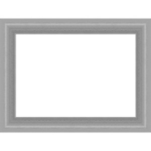 Amanti Art Peak Polished Nickel Narrow Framed Dry Erase Magnetic Board - 1 of 4