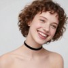 Classic Black Velvet 10mm Choker Necklace Fashionable, Exquisite and High-end - 4 of 4