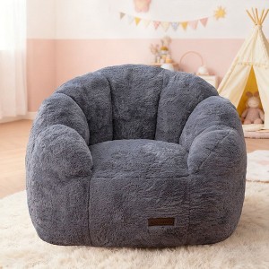 MAXYOYO Kids Bean Bag Chair, Floral Shaped Bean Bag Sofa with Petal Backrest for Boys Girls - 1 of 4