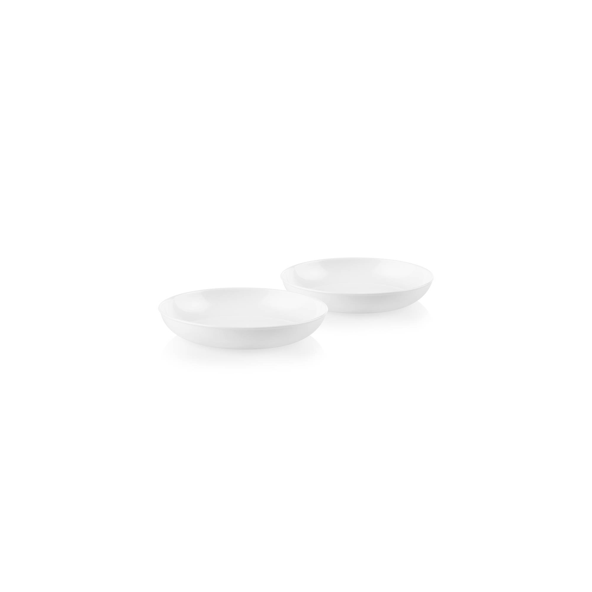 Corelle 2pk Glass Vitrelle 30oz Meal Bowls White: Round Solid Noodle Bowls, Dishwasher & Microwave-Safe, 8.625" Diameter