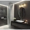 Thayer Modern 3-Light Vanity Fixture - Steel, Dimmable, Damp Rated, Ideal for Medium Vanities - 2 of 4