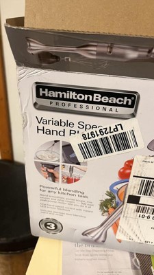 Hamilton Beach Professional Variable Speed Hand Blender, 59750 - AliExpress