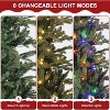 6ft Christmas Tree, Auto-Expand Artificial Christmas Tree with Metal Stand & Realistic Pine Needles, Indoor, Outdoor Holiday Decor - 3 of 4