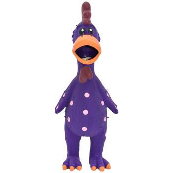 Multipet Globken Chicken Dog Toy - Purple - 11.5"