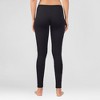 Warm Essentials By Cuddl Duds Women's Luxe Lined Jersey Thermal Leggings -  Black S : Target