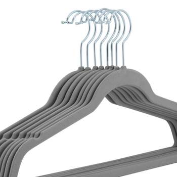 Osto Premium Velvet Hangers For Kids, Pack Of 50 Non-slip Clothes Hangers,  Thin Space-saving With Notches And 360° Hook; 14 Inch : Target