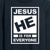 Men's - Instant Message - Jesus Rating Long Sleeve Graphic T-Shirt - 2 of 4