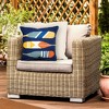 Liora Manne Frontporch Lodge Indoor/Outdoor Pillow.. - 4 of 4