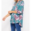 Women's Floral Gabby Top - honeyme - 2 of 4