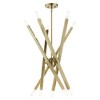 Livex Lighting Moco 10 - Light Chandelier in  Antique Brass - 3 of 4