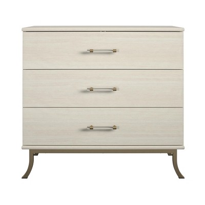 Monarch Hill Clementine White 3 Drawer Dresser