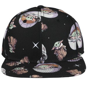 Star Wars Grogu All Over Print Snapback Hat - 1 of 4