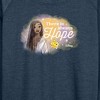 Women's - Disney - There Is Always Hope Lightweight French Terry Wide Neck Long Sleeve Shirt - 2 of 4
