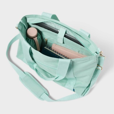 Solid Canvas School Tote Bag - Open Story' - image 4