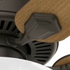 Hunter 44" Swanson Lighted Ceiling Fan New Bronze Finish with 5 Blades in American Walnut/Greyed Walnut - 3 of 4