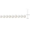 EVERLY JEWELRY | Sterling Silver 5-9mm Graduated Cultured Freshwater Pearl Strand Necklace, 19 inc - 2 of 4