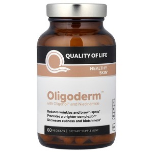Quality of Life Oligoderm™ with Oligonol™ and Niacinamide, 60 VegiCaps - 1 of 4