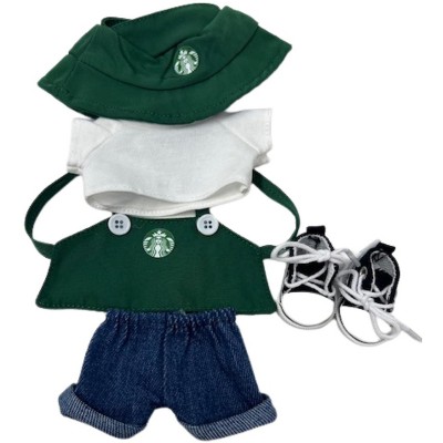 Doll Clothes Superstore Coffee Shop Worker Uniform Set for 17.5 Labubu Dolls