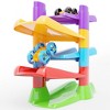 Quercetti: Flip Car Race Track - Stacking Ramp Playset, 2 Flipping Cars, Kids - 3 of 4
