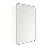 TEHOME Garnes Rectangular Recessed or Surface Mount Metal Medicine Cabinet with Mirror - 2 of 4