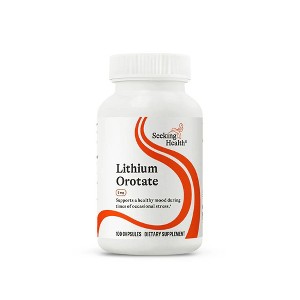 Seeking Health Lithium Orotate - 100 Capsules - 1 of 4