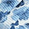 Lush Décor Leah Reversible Throw Navy/White Single 50X60 - 2 of 4