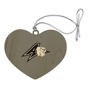UNC Asheville Secondary Logo Heart Love Wood Christmas Tree Holiday Ornament - 1 of 3