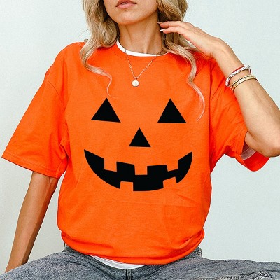 Simply Sage Market Pumpkin Face Short Sleeve Tee