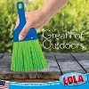 LOLA Whisk Broom, Hand Brush, Durable Bristles, Whisks Away Dirt & Debris, Compact, Hang Hole for Easy Storage, Indoor/Outdoor - 4 of 4
