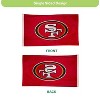 Evergreen San Francisco 49ers 3' x 5' Indoor Outdoor Flag for Home Apartment Dorm Rooms - 4 of 4