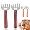 2 PCS Bear Claw Meat Divider Barbecue Tool Multifunctional Meat Shredder(Primary Colors) - 3 of 4
