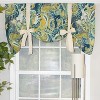 RLF Home Eccentric Tailored 100% Cotton with Fully Lined 3" Rod Pocket Valnance for Windows 50" x 20" - 2 of 4