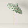 7.2' x 7.2' Patio Market Umbrella with Tassel Marin - Light Wood Pole - Opalhouse™ designed with Jungalow™ - image 3 of 4