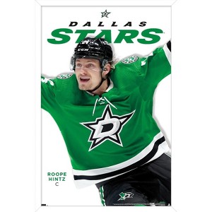 Trends International NHL Dallas Stars Roope Hintz Feature Series 23 Framed Wall Poster Prints - 1 of 4