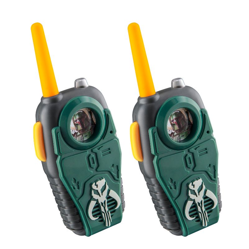 eKids Book of Boba Fett Walkie Talkies for Kids, Indoor and Outdoor Toys for Fans of Star Wars Toys - Green (BB-212.EXV22), 2 of 4