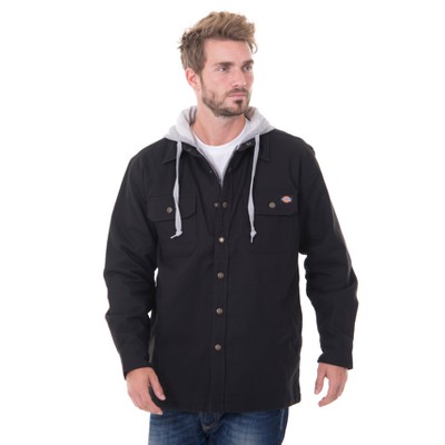 dickies mens canvas shirt jacket