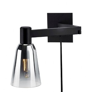 Norwell Lighting Audrey 1 - Light Sconce in  Matte Black - 1 of 1