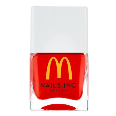 Nails Inc. x McDonald Nail Polish with Stickers - Fries - 0.47 fl oz