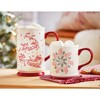 tagltd Tis the Season Snowflake Mug - 16oz Ceramic Drinkware, Multicolor Christmas Mug, Dishwasher Safe, 4"h x 5.25"l x 3.5"w - 2 of 2