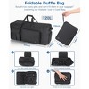 MaseiKar 120L Travel Duffle Bag,34'' Large Duffle Bag for Traveling with Shoes Compartment, Foldable Travel Duffel Bags, Waterproof and Tear Resistant - 2 of 4