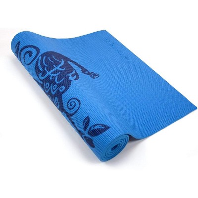 Wai Lana Yoga and Pilates Mat (Himalaya, Blue)- 1/4 Inch Extra Thick Non-Slip Stylish, Latex-Free, Lightweight, Optimum Comfort