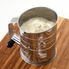 Norpro 3-Cup Stainless Steel Rotary Flour Sifter, Hand Crank with 2 Wire Agitator - 3 of 4
