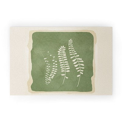 Nadja Leaf Design 17 Small Welcome Mat - Society6 : Target