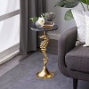 Coastal Seahorse Accent Table Gold - Olivia & May - 2 of 4