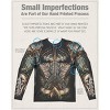 Men's Justice League Movie Aquaman Uniform (Front Back Print) Long Sleeve Costume T-Shirt - 4 of 4