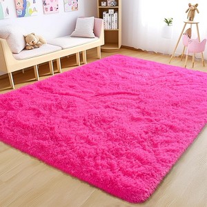 LOVEVOOK Rug for Bedroom 3x5 Feet - Ultra Soft Area Rug - Non-Slip Shaggy Carpet for Living Room, Cozy Fluffy Floor Rug for Home Decor - 1 of 4