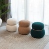 Airsurfer Ottomans Snowman Stool with Greig Plush Cushion, Playful and Cute Design for Any Space - 4 of 4