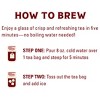 Southern Breeze Cold Brew Sweet Tea Cranberry Iced Tea with Black Tea and Zero Carbs Zero Sugar, 20 Individually Wrapped Tea Bags - 3 of 4